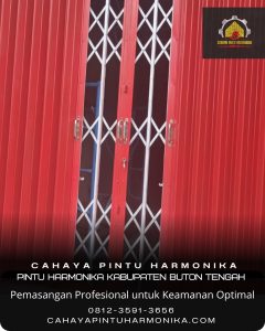 Pintu Harmonika Kabupaten Buton Tengah