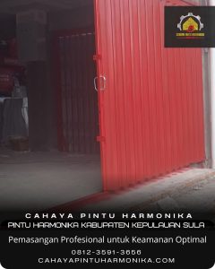 Pintu Harmonika Kabupaten Kepulauan Sula