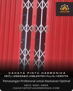 Pintu Harmonika Kabupaten Pulau Morotai