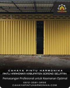 Pintu Harmonika Kabupaten Sorong Selatan