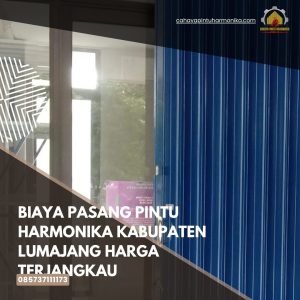 Biaya Pasang Pintu Harmonika Kabupaten Lumajang Harga Terjangkau