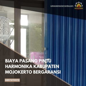 Biaya Pasang Pintu Harmonika Kabupaten Mojokerto Bergaransi