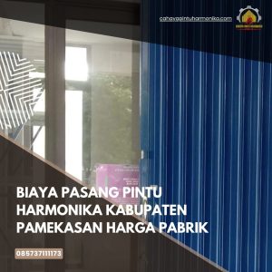 Biaya Pasang Pintu Harmonika Kabupaten Pamekasan Harga Pabrik