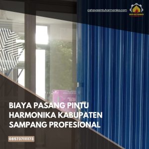 Biaya Pasang Pintu Harmonika Kabupaten Sampang Profesional
