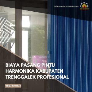 Biaya Pasang Pintu Harmonika Kabupaten Trenggalek Profesional