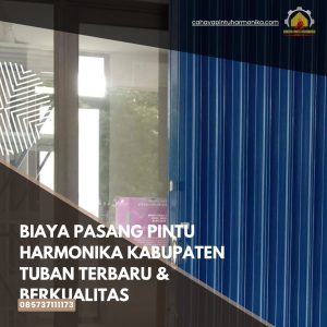 Biaya Pasang Pintu Harmonika Kabupaten Tuban Terbaru & Berkualitas