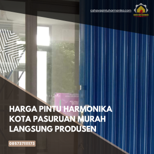 Harga Pintu Harmonika Kota Pasuruan Murah Langsung Produsen