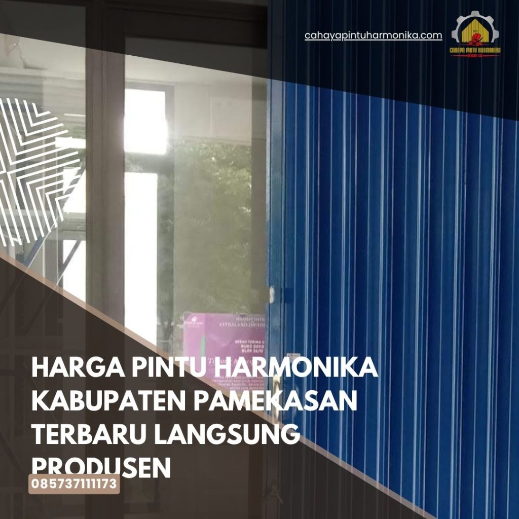 Harga Pintu Harmonika Kabupaten Pamekasan Terbaru Langsung Produsen