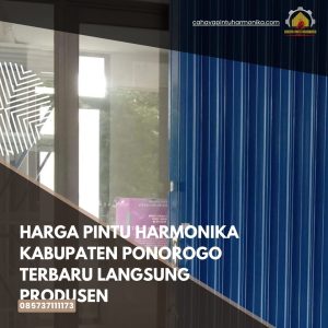 Harga Pintu Harmonika Kabupaten Ponorogo Terbaru Langsung Produsen