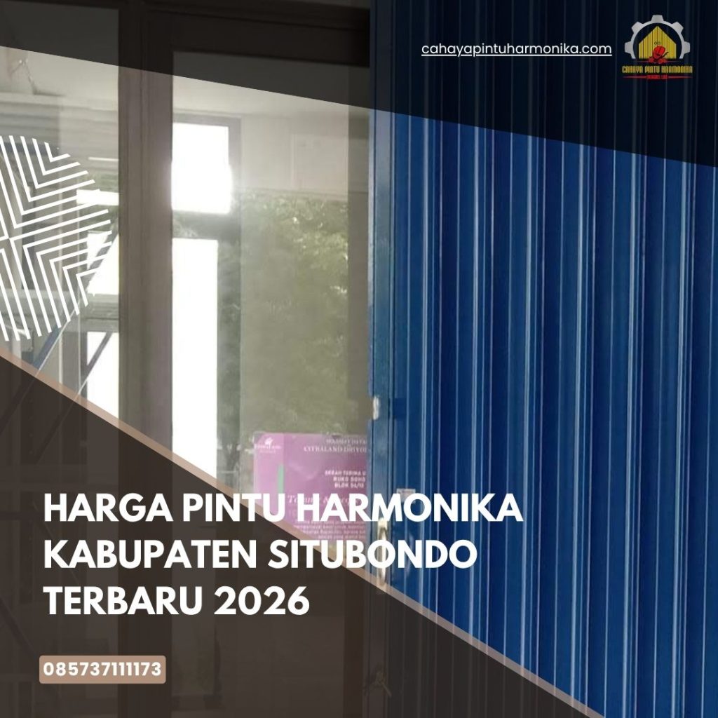 Harga Pintu Harmonika Kabupaten Situbondo Terbaru 2026