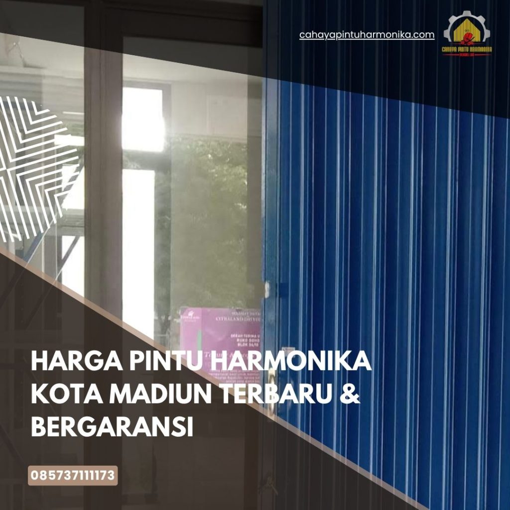 Harga Pintu Harmonika Kota Madiun Terbaru & Bergaransi