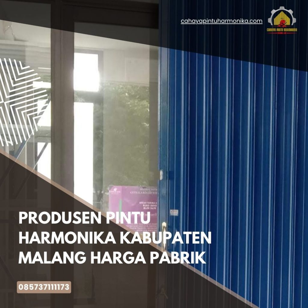 Produsen Pintu Harmonika Kabupaten Malang Harga Pabrik