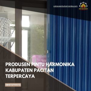 Produsen Pintu Harmonika Kabupaten Pacitan Terpercaya