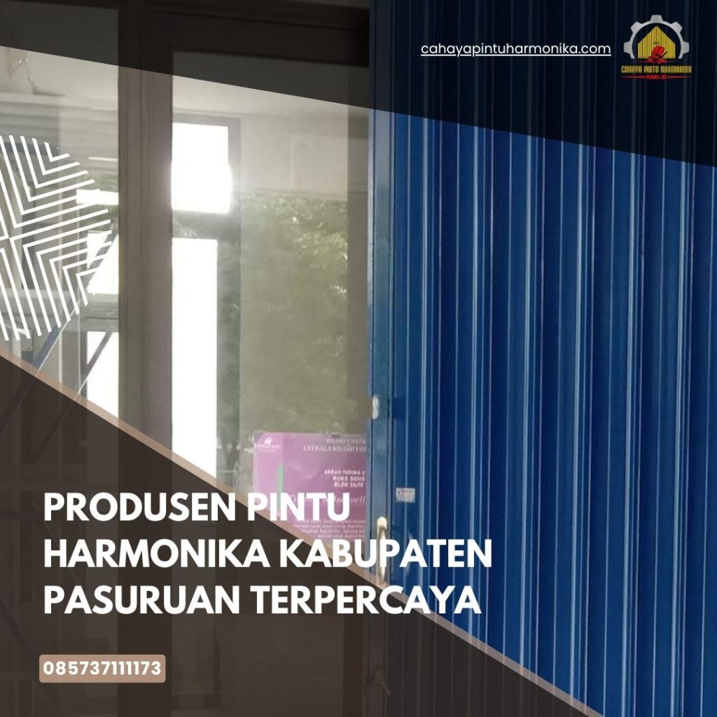 Produsen Pintu Harmonika Kabupaten Pasuruan Terpercaya