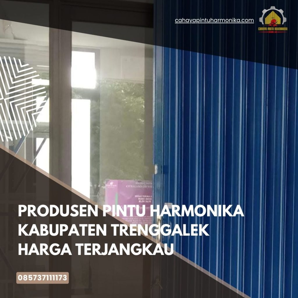 Produsen Pintu Harmonika Kabupaten Trenggalek Harga Terjangkau