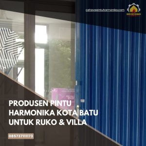 Produsen Pintu Harmonika Kota Batu untuk Ruko & Villa