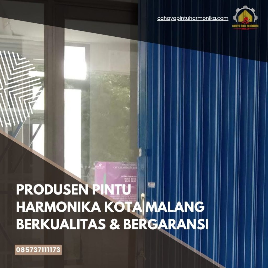 Produsen Pintu Harmonika Kota Malang Berkualitas & Bergaransi